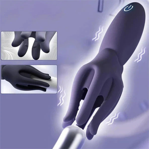 Octopus Tentacle Penis Vibrator Glans Trainer with 10-Frequency vibrations