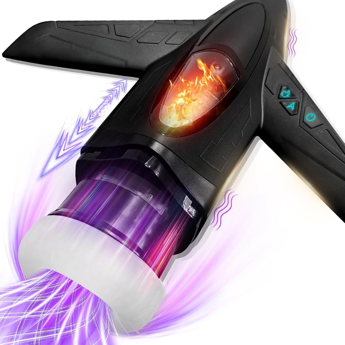 4 IN 1 Electric Heating Masturbator Stroker with 10 Thrusting & Suction & Vibrating Modes