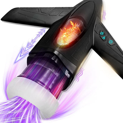 4 IN 1 Electric Heating Masturbator Stroker with 10 Thrusting & Suction & Vibrating Modes