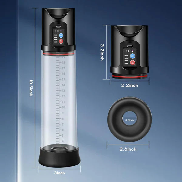 Automatic Electric Penis Vacuum Pump Enlarger with 4 Powerful Suction Modes