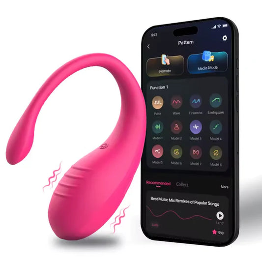 APP Remote Control Vibrator Portable Vibrating Stimulator with Intelligent Modes