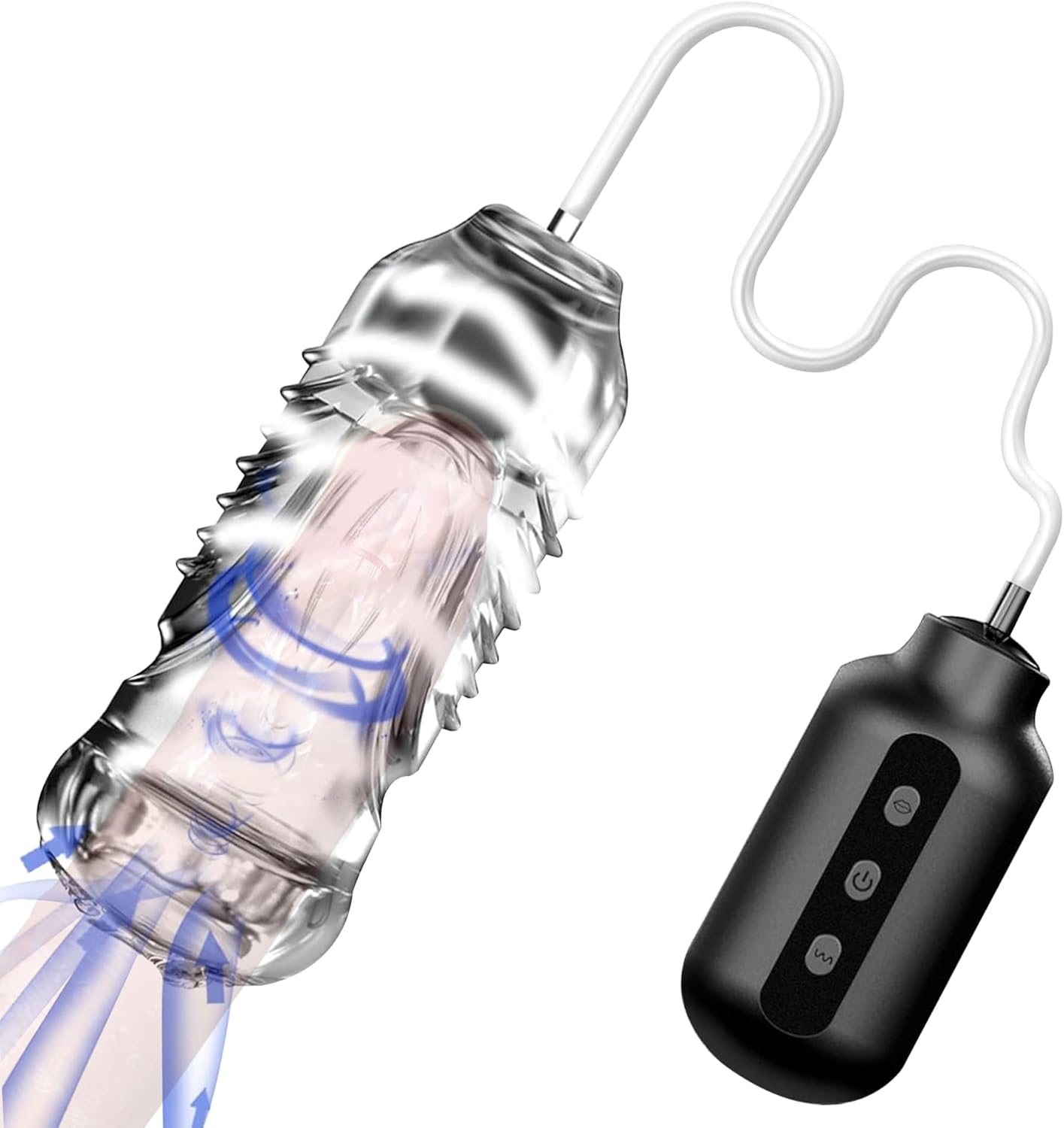 Electric Penis Trainer Pocket Pussy Masturbator with 7 Vibration & Vacuum Suction Modes