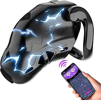 E-stim Chastity Cage with 100 Thrust Frequency & 3 Thrust Intensity Levels