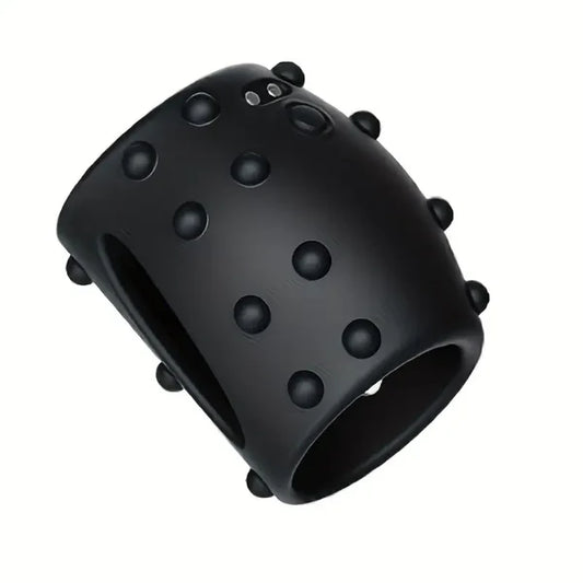 Electric Penis Trainer Vibrator Sleeve Enlarger Cock Ring with 10 Vibration Modes