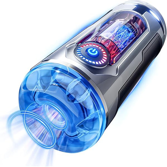 Automatic Masturbator Penis Stroker Blowjob with 10 Vibrating & Sucking & Heating