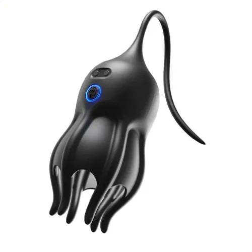 Electric Penis Trainer Vibrator Glans Stimulator with Urethral Sound & 10 Vibration Modes