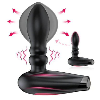 Automatic Inflatable Prostate Massager Anal Vibrator with 10 Vibration Modes