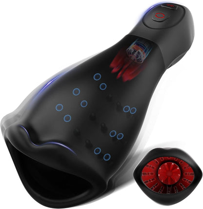 360° All-Around Stimulation Automatic Male Masturbator with 10 Vibrating & 5 Rotating Patterns