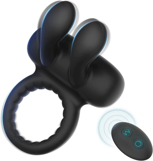 Bunny Penis Cock Ring with 10 Vibration Modes