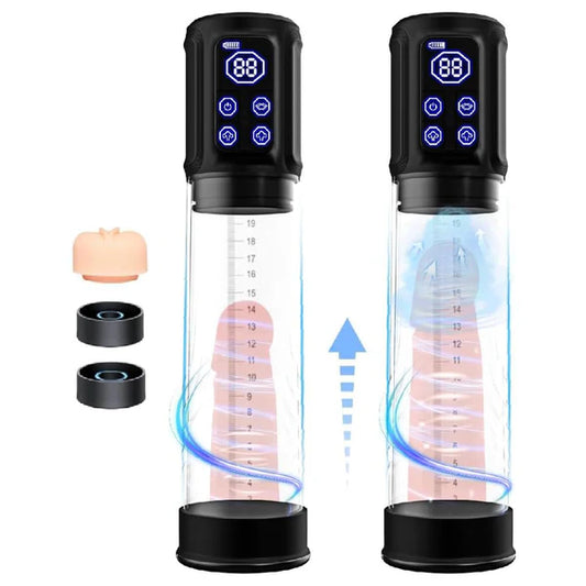 4 + 3 Suction Pressure Electric Vacuum Pump Penis Pump Masturbator