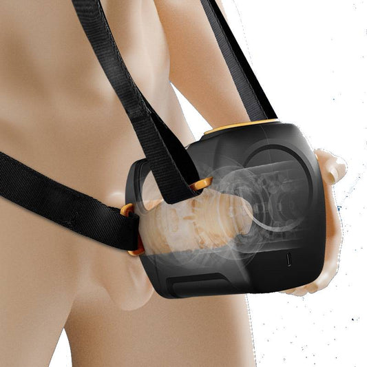 Wearable Stroker Sex Machine Milking Blowjob with 9 Thrusting & Vibrating Modes