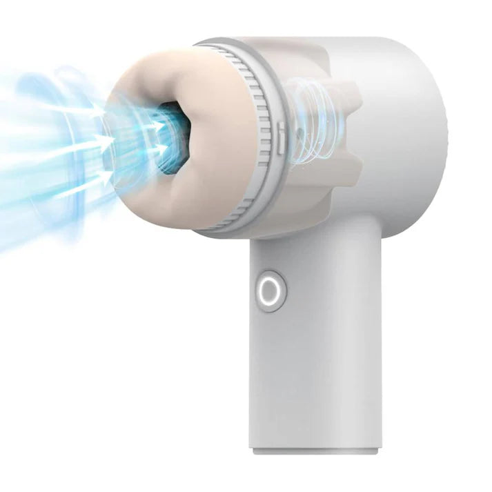 Electric Masturbator Penis Trainer Stroker Blowjob with 10 Suction Modes & Vibrations
