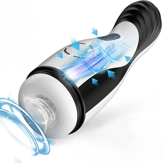 Automatic Masturbator Stroker Sex Machine with 5 Peristaltic & 10 Vibration Modes