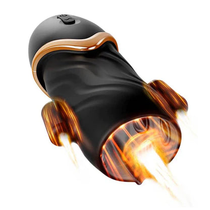 Electric Penis Trainer Vibrator Masturbator with 10 Powerful Vibration Modes