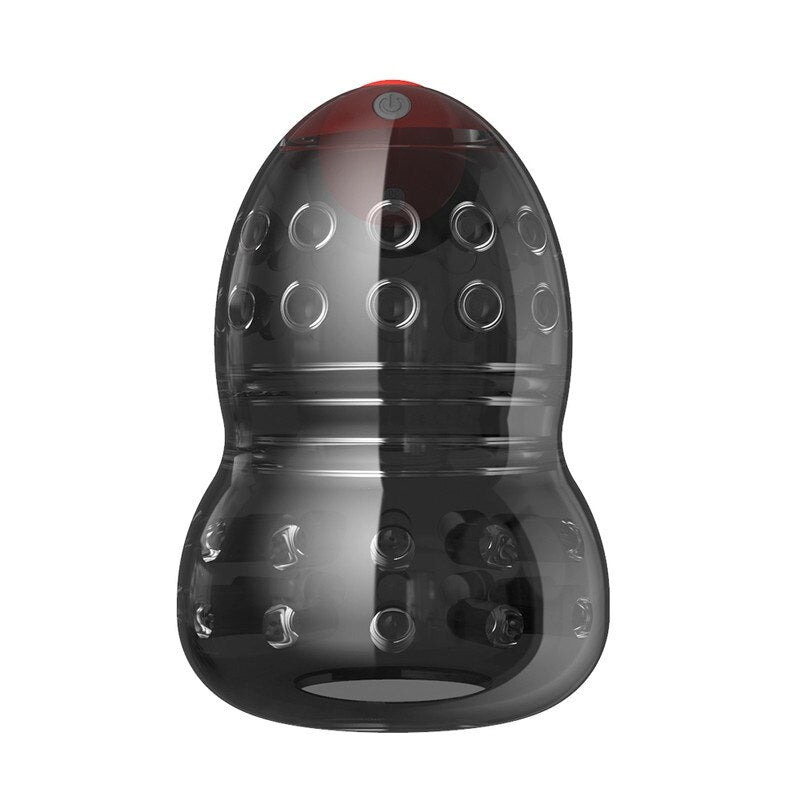 Glans Trainer Penis Vibrator Stimulator Masturbator with 10 Powerful Vibration Modes
