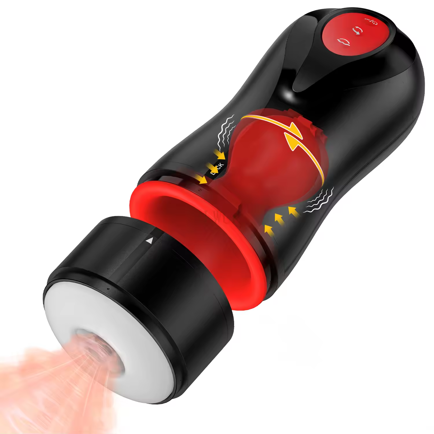Automatic Masturbator Blowjob Stroker with 3 Swirling 5 Tightening 10 Vibration Modes