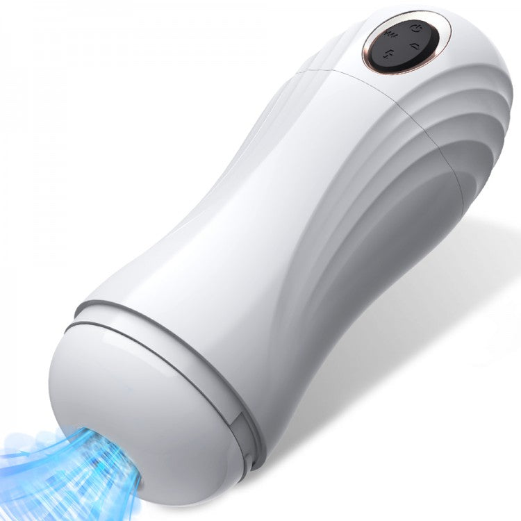 Automatic Masturbator Oral Stroker Blowjob with 5 Sucking & 10 Vibrating Modes