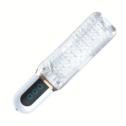 Automatic Masturbator Penis Trainer Stroker with 10 Vibrating & Thrusting & Rotating Modes