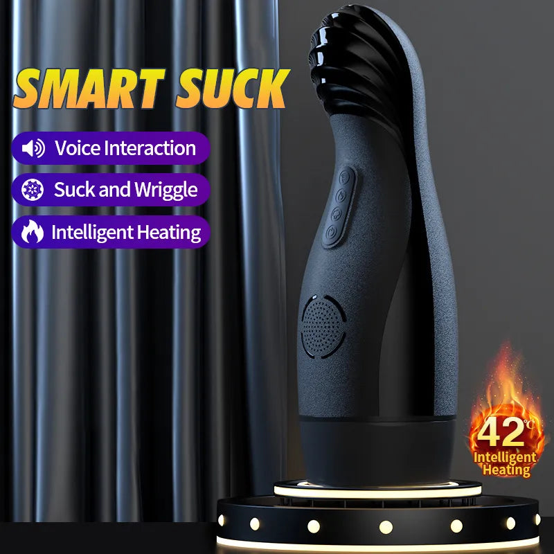 Smart Masturbator Stroker Blowjob Sex Machine with 5 Peristalsis and 10 Vibrations