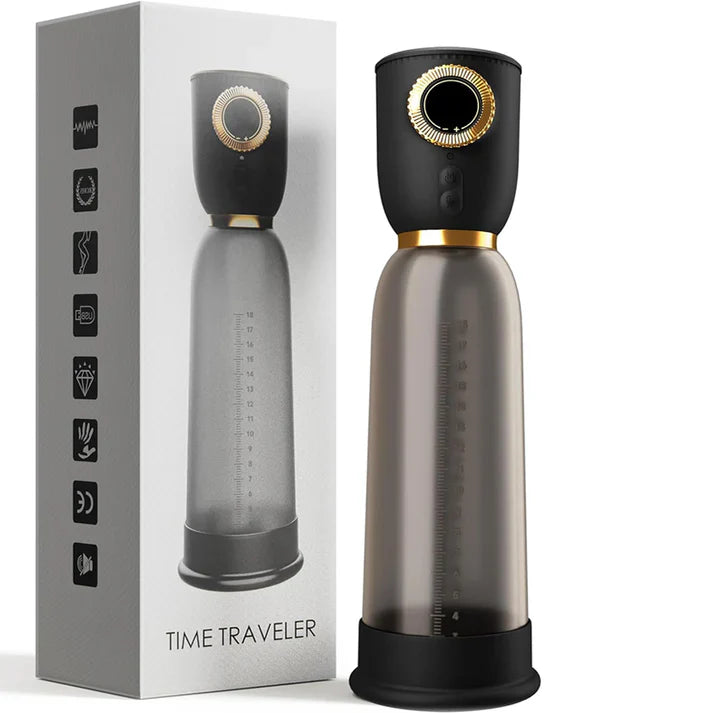 Electric Penis Pump Extender Masturbator with 6 Training Modes & 5 Suction Intensities