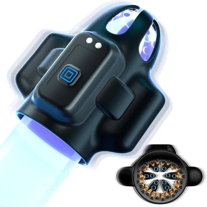 Intelligent Automatic Penis Vibrator Glans Trainer Stroker with 10 Vibration Modes