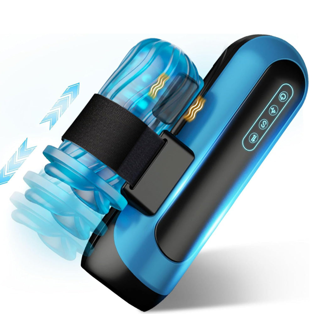 Hands Free Automatic Male Masturbator Stroker with 10 Vibrating & 6 Thrusting Modes