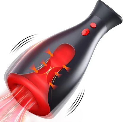 Deep Throat Oral Automatic Masturbator Blowjob Sex Machine with 7 Vibrations Modes