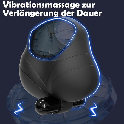 Testicle Cock Ring Vibrator Massager Masturbator with Powerful Vibrations
