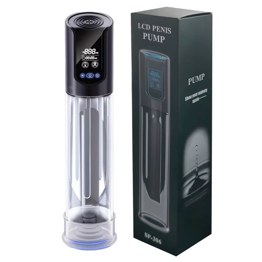 Electric Penis Pump Erection Trainer Blowjob with 4 Powerful Suction Modes