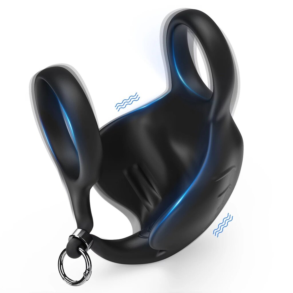 Testicle Massager Penis Trainer Vibrator Stimulator, Masturbator with 9 Vibration Modes