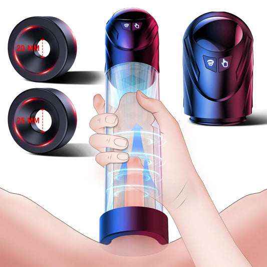 5 Suction Modes Automatic Penis Pump Vacuum Pump Enlargement Masturbators