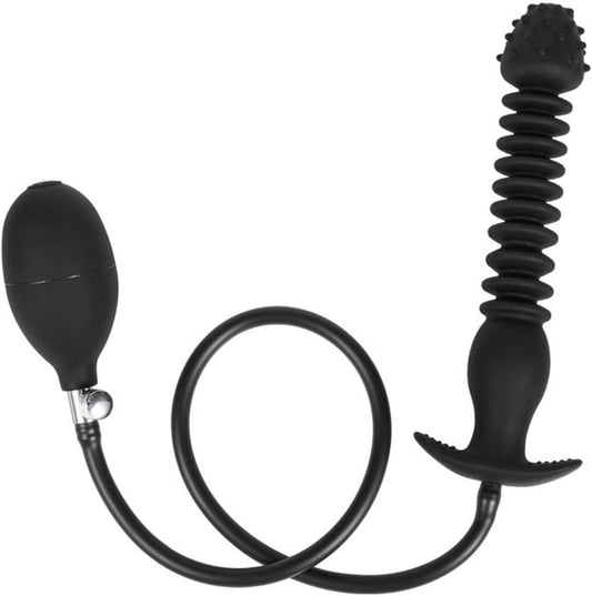 Plug Anal gonflable en Silicone, entraîneur d'expansion, Plug Anal extensible 16cm 