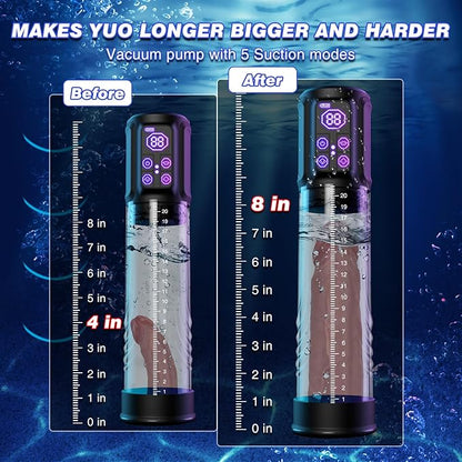 4 + 3 Suction Pressure Electric Vacuum Pump Penis Pump Masturbator