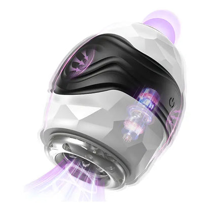 Automatic Masturbator Penis Trainer Vibrator Stroker Blowjob with 10 Vibration Modes