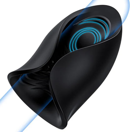 Automatic Penis Stroker Glans Massager Training Device with 10 Pulse Modes
