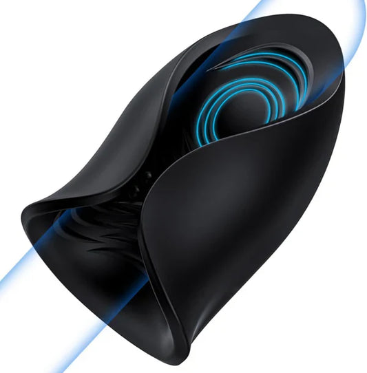 Automatic Penis Stroker Glans Massager Training Device with 10 Pulse Modes