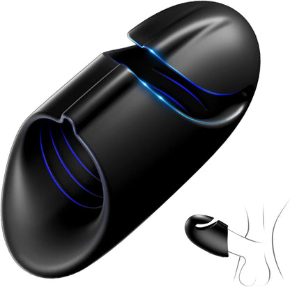 Automatic Penis Vibrator Glans Trainer Stimulator with 9 Powerful Vibration Modes