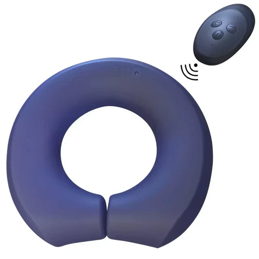 Adjustable Cock Penis Ring Glans Stimulator Delay Ejaculation with 10 Vibration Modes
