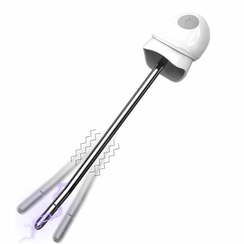 E-stim Penis Plug Vibrator Dilator with Urethral Catheter & 10 Vibration Modes