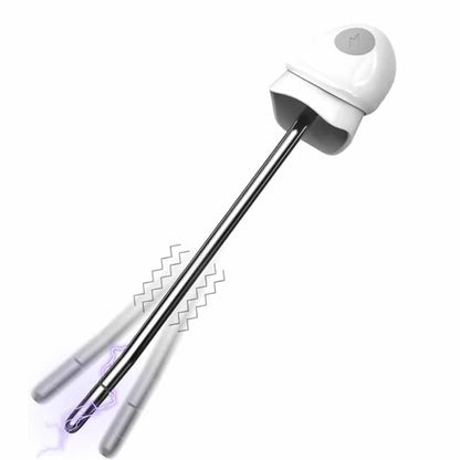 E-stim Penis Plug Vibrator Dilator with Urethral Catheter & 10 Vibration Modes