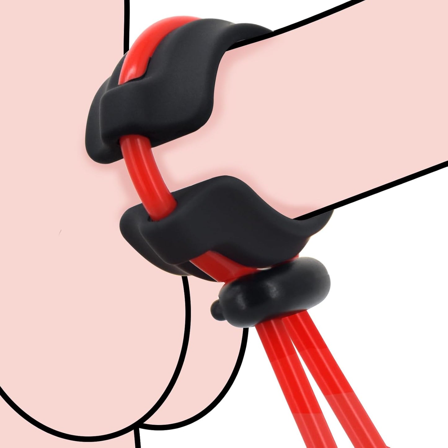 Silicone Adjustable Penis Ring for Erection Enhancing