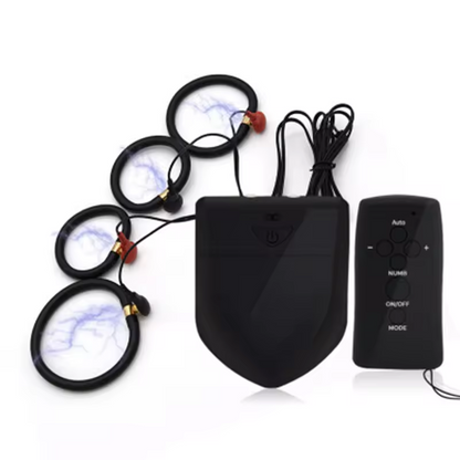 E-stim Cock Ring Extender Penis Trainer Electrotherapy Stimulatio Masturbator