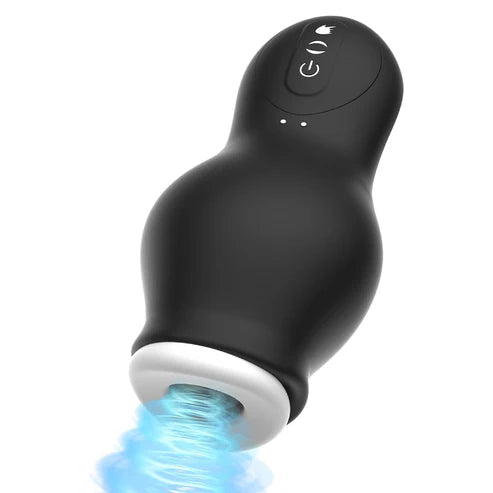 Electric Masturbator Penis Trainer Stroker Blowjob with 7 Vibration & 7 Suction Modes