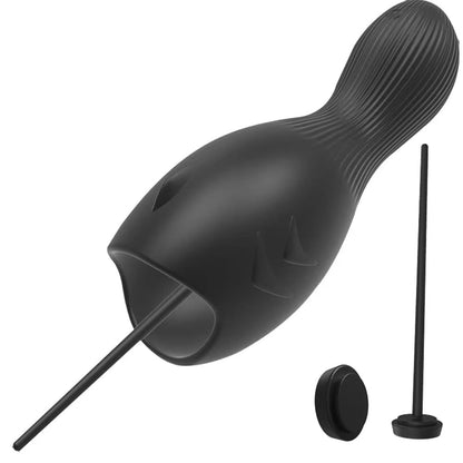 Electric Glans Stimulator Dilator Urethra Penis Trainer with 10 Vibrations