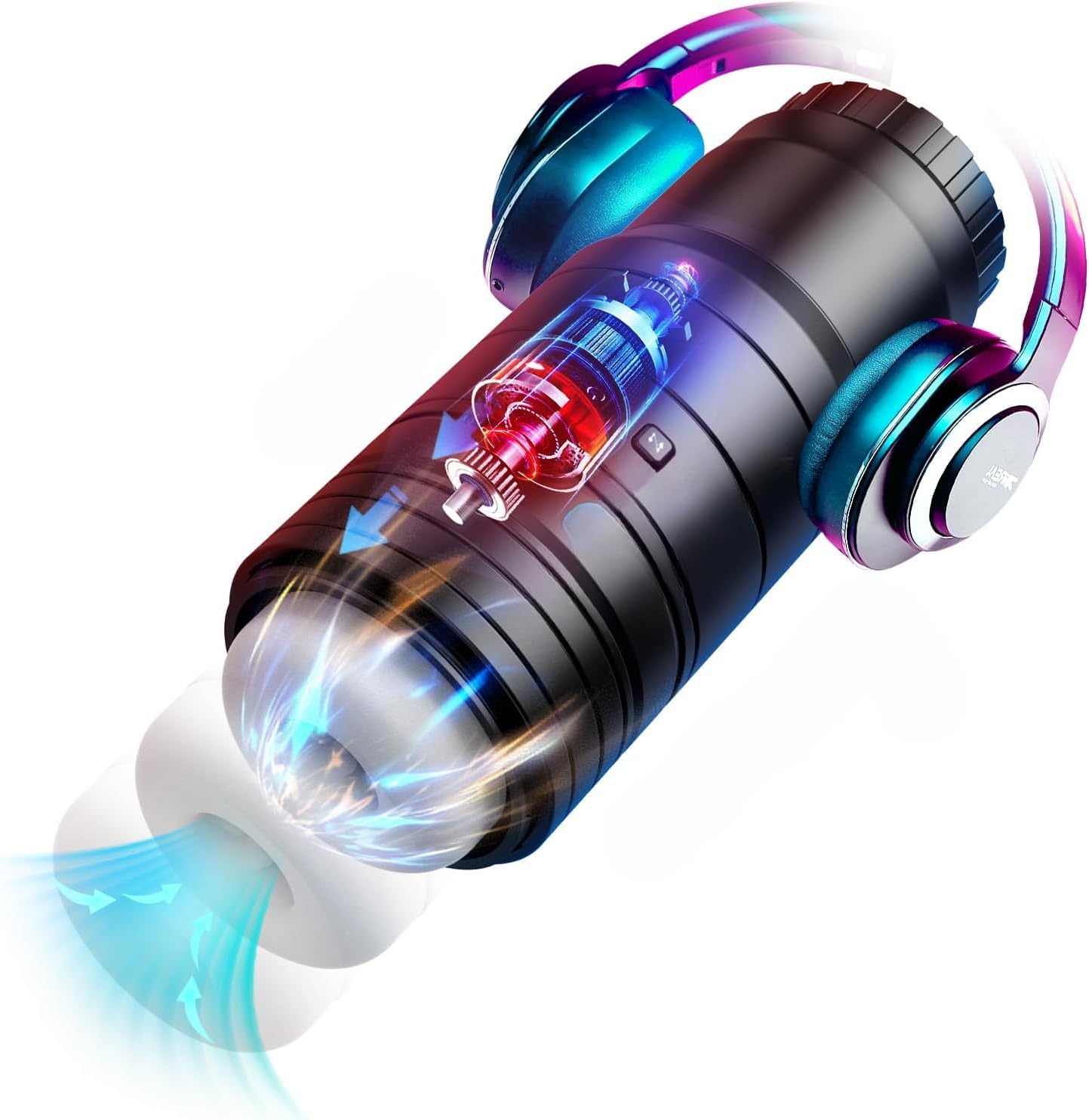 Intelligent Automatic Masturbator Cup Glans Sucker with 7 Suction & 10 Vibration & Heating