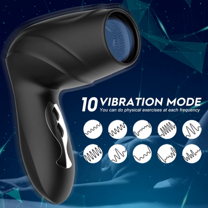 Automatic Masturbator Penis Trainer Vacuum Pump with 10 Suction & Vibration Modes