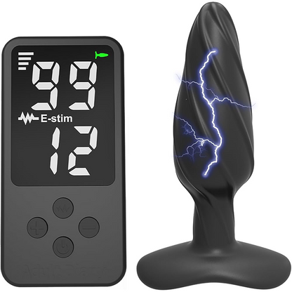 Electric Shock Anal Plug Prostate Massager with 99 Intensity Levels & 12 Frequency Modes