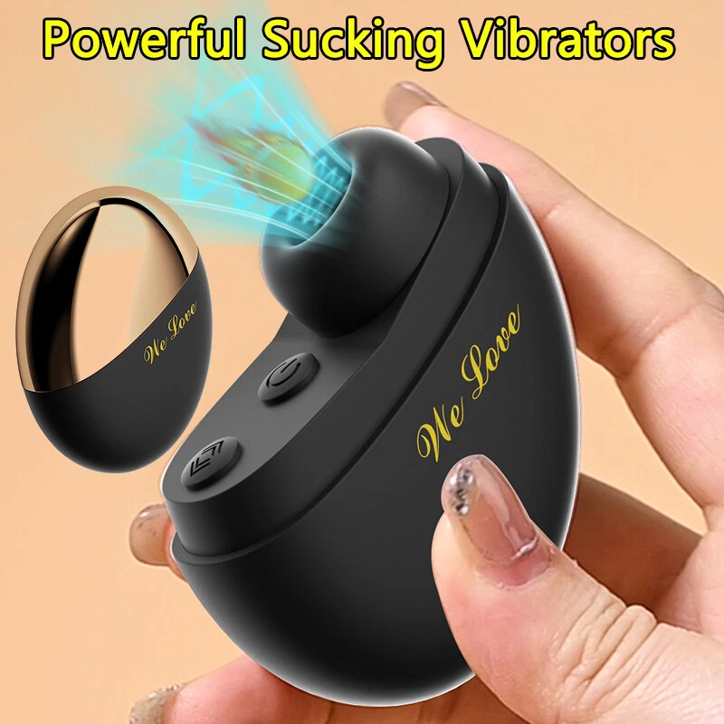 Oral Vacuum Clitoris Nipple Vibrator Stimulator Massager with 10 Suction Modes