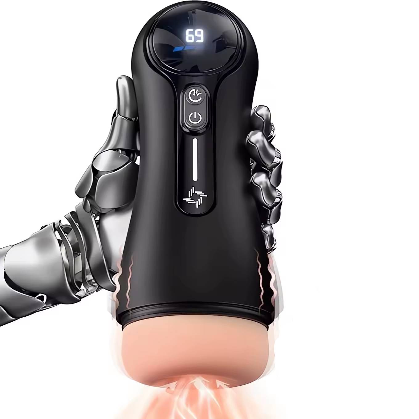 Automatic Masturbator Penis Stroker Sex Machine with 4 Suction & 9 Vibration Modes