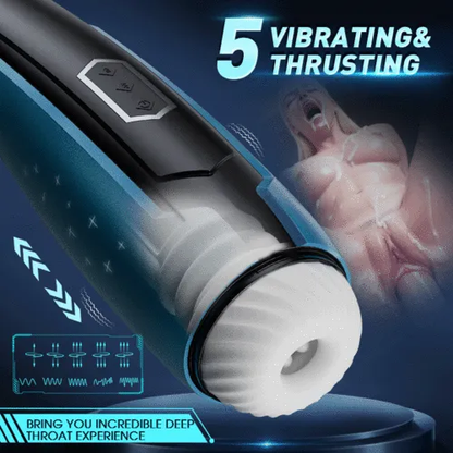 Automatic Masturbator Stroker Pocket Pussy with 7 Thrusting & Vibrating Modes
